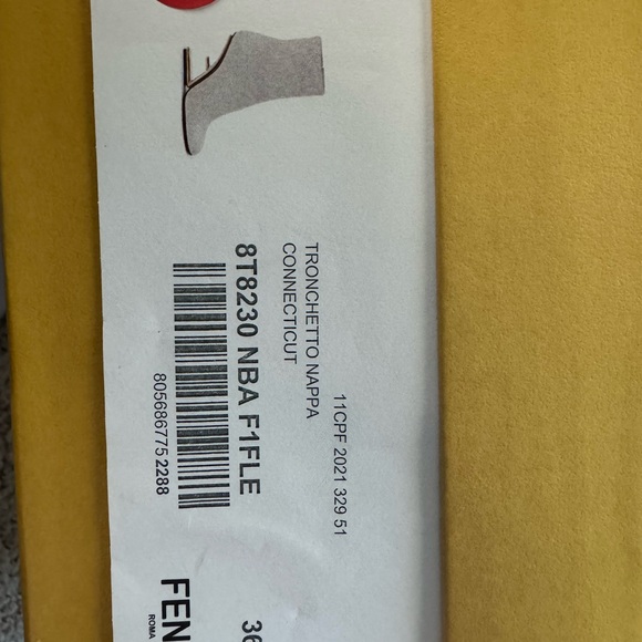 fendi F Heeled Ankle Boot - Picture 5 of 6